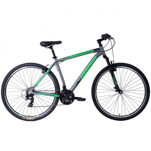 Велосипед Kespor 29” Bright alloy, черно-зеленый-1