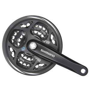 125Система_SHIMANO_FC-m311-l_ALTUS_7_8Ск_алюминиевые_шатуны_170мм,_звёзды_42_32_22_C_Защитой_цепи